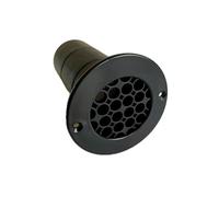Grille d'aération pour caravane, camping-car, van - 120 mm x 75 mm - Avec marqueurs découpés - Noir