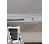Grille d'aération pour climatisation avec grille en maille et couvercle de plomberie - Panneau de service de plafond pour un entretien facile de la douche et des toilettes, contrôle du flux d'air
