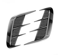 Grille d'aération pour garde-boue latérale et pare-chocs avant conçue pour un ajustement parfait sans risque d'échec (noir brillant)