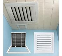 Grille d'aération pour panneaux d'accès au mur et au sol