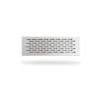 Grille d'aération pour plinthe - Idéal pour meubles bas de cuisine - 225 m - Grille en aluminium - Couleur argent mat - Harte