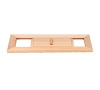 Grille d'Aération pour Sauna, Bois Rectangle Réglable, Ventilation Adaptable Sauna Hammam, Accessoire Cabine