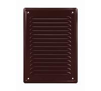 Grille d'Aération Rectangulaire 14x21 cm - Ventilation Extérieure - Murale en Filet - Vétiver Métallique - Grillage pour Moustiquaire
