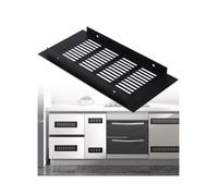 Grille d'aération rectangulaire en Alliage d'aluminium pour Mur, Sol et Plafond - 60 x 300 mm - Solution de Ventilation pour placards et radiateurs - Design Durable et élégant