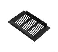 Grille d'aération rectangulaire en aluminium 100 x 150 mm Noir (100 x 150
