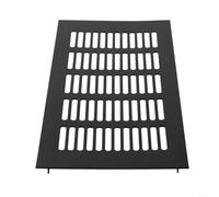 Grille d'aération rectangulaire en aluminium 100 x 150 mm Noir (100 x 225