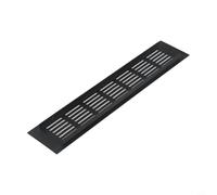 Grille d'aération rectangulaire en aluminium 60 mm pour armoire et armoire avec propriétés étanches (60 x 300 mm)