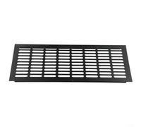 Grille d'aération rectangulaire en aluminium de 150 x 150 mm à 150 x 400 mm pour armoire, porte de salle de bain, armoire d'ordinateur, système de circulation d'air (150 x 400 mm)