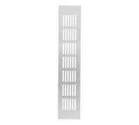 Grille d'aération rectangulaire en aluminium de 60 mm pour une meilleure circulation de l'air avec maille de ventilation résistante (60 x 300 mm)