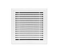 Grille d'aération rectangulaire en plastique, filtre à air, grilles de ventilation, volets de sortie d'air de climatisation, conduit d'évacuation d'air(59.5x59.5cm/23.2x23.2in)