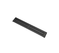 Grille d'aération rectangulaire for appareil encastré, panneau for armoire, de rangement à chaussures, couvercle trou ventilation for cuisine for Bathroom Vents, Exhaust Fans(Type C - Black)