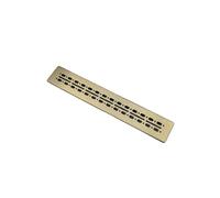Grille d'aération rectangulaire for appareil encastré, panneau for armoire, de rangement à chaussures, couvercle trou ventilation for cuisine for Bathroom Vents, Exhaust Fans(Type D - Gold)