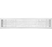 Grille d'aération rectangulaire moderne pour climatisation - Couvercle élégant pour salle de bain, cuisine et bureau - Obturateur décoratif pour conduit d'échappement 900 x 130 mm - Améliore la