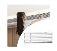 Grille d'aération rectangulaire réglable en plastique 90 x 40 cm pour grenier, salle de bain et garage - Persiennes durables pour une gestion optimale du flux d'air