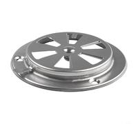Grille d'aération réglable pour barbecue bouilloire Weber - Haute résistance à la chaleur - Argent - 9,5 cm
