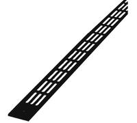 Grille d'aération - RENSON VENTILATION S.A - modèle 478 - Aluminium anodisé - Fixation par vis - Noir