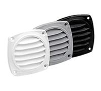 Grille d'aération ronde blanc