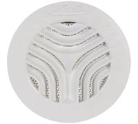 Grille d'aération ronde blanche - Tube diamètre 100 mm - Avec moustiquaire - Girpi