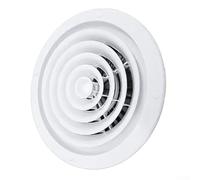 Grille d'aération ronde conçue pour la gestion du flux d'air dans les conduits et systèmes d'échappement