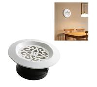 Grille d'aération Ronde en ABS 115 196 142 250 mm, Réglable Couvercle de Ventilation pour Garage Cuisine Armoire, Grille d'Aération avec Moustiquaire(196mm)