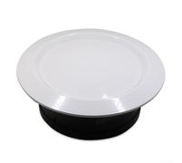 Grille d'aération ronde en ABS avec persienne réglable pour sortie d'air conditionné, diffuseur circulaire blanc pour mur ou plafond, salle de bain, cuisine, bureau, facile à nettoyer, plusieurs