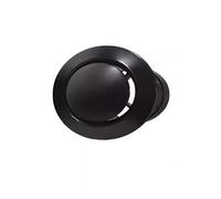 Grille d'aération ronde en ABS avec volet réglable, sortie d'air frais circulaire, compatible avec les tuyaux en PVC for la ventilation CVC(7.5cm/3",Type B)