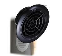 Grille d'aération ronde en ABS for de climatisation - Grille d'entrée/sortie d'air en plastique avec persiennes réglables (3"/3,9"/4,9"/5,9"/7,9")(Rotation 3.9")