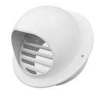 Grille D'aération Ronde en Acier Inoxydable 304, Soffit Vent Covers avec Maille et Persiennes À 45° pour pot d'échappement de Mur Extérieur(170mm/6.7inch)