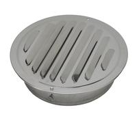 Grille d'aération ronde en acier inoxydable de 70 à 300 mm for conduit ventilation for mur extérieur, protection coupe-vent for, ventilateur d'extraction for Bathroom Vents, Exhaust Fans(160mm)
