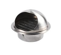 Grille d'aération Ronde en Acier Inoxydable pour Grille d'aération Murale extérieure, air Frais, Capot d'échappement (100 mm)