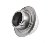 Grille d'aération ronde en acier inoxydable pour salle de bain, cuisine, sèche-linge, tuyau de 75 200 mm, résistant aux intempéries, sortie d'air à persiennes (75 mm)