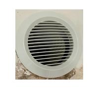 Grille d'aération ronde en plastique ABS, 7,5 cm/10 cm/12,5 cm/15 cm/20 cm, for climatisation centrale, compatible avec les grilles d'entrée/sortie d'air en plastique(12.5cm/4.9",Type 4)