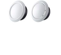 Grille d'aération ronde en plastique ABS blanc, 1 pièce, 7,6 cm, 10,2, 15, 20,3, diffuseur, conduit de ventilation Grille de Ventilation(Plate Type,3Inches (75mm))