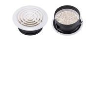 Grille d'aération ronde en plastique ABS blanc, 1 pièce, 7,6 cm, 10,2, 15, 20,3, diffuseur, conduit de ventilation Grille de Ventilation(Knob Type,5Inches (125mm))