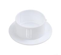 Grille d'aération ronde en plastique pour systèmes CVC muraux conçus pour dissimuler et protéger les ouvertures d'aération 40-150 mm (60)