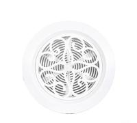 Grille d'aération ronde, favorise une bonne ventilation, contrôle du flux d'air réglable (75 mm)