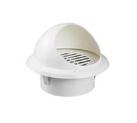 Grille d'aération ronde for mur et plafond, couvercle de conduit, sortie chauffage refroidissement, capuchon étanche for Bathroom Vents, Exhaust Fans(B 110mm)