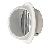 Grille d'Aération Ronde Grille, Ventilation Hotte, Beige Gris Blanc, 100mm 145mm, pour échappement intérieur, idéal pour échappement de salle de bain, évents de cuisine ( Color : White , Size : 145mm