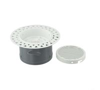 Grille d'aération ronde pour extracteur d'air mural pour une ventilation efficace dans les salles de bains et cuisines (100 mm)