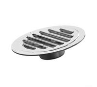 Grille d'aération ronde pour murs extérieurs fabriquée en acier inoxydable résistant à la rouille avec maille pour une circulation de l'air efficace et un contrôle des insectes