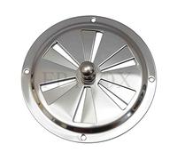 Grille d'aération Ronde Réglable 128mm inox 316