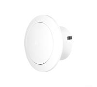 Grille d'aération ronde réglable pour cuisine et salle de bain avec couvercle de conduit d'aération en ABS 75 mm, 100 mm, 150 mm, compatible avec la qualité de l'air intérieur (100 mm)