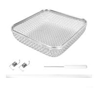 Grille d'aération RV Acier Inoxydable 4.5x1.3in Anti-Insectes(1)