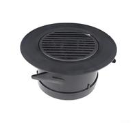 Grille d'aération ultra fine sans bordure en plastique ABS pour système CVC sans odeur 15 x 15 x 7,5 cm (B)