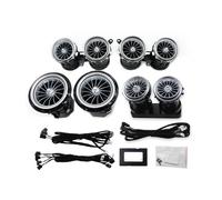 Grille D'aération Ventilation Accessoires Auto 64 LED Couleur Grille D'aération Pour Climatisation Turbine Pour Benz Classe E Coupé C238 2016-2017 2018 2019 2020 2021 2022(64 Color 1 Set)