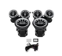 Grille D'aération Ventilation Accessoires Auto 64 LED Couleur Grille D'aération Pour Climatisation Turbine Pour Benz Classe E Coupé C238 2016-2017 2018 2019 2020 2021 2022(A Front)