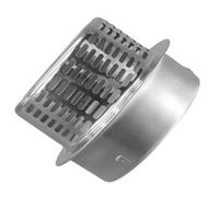 Grille d'Aération, Ventilation Hotte Murale Ronde, Bouche de Sortie Ventilations Grille en Acier Inoxydable Avec Moustiquaire, Grille Aeration, Capot de Sorties d'air(190mm/7.5inch)