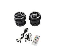 Grille D'aération Ventilation Tableau Bord LED Pour Voiture Climatisation Turbine Sorties D'air Éclairage D'ambiance Pour Ford Pour Mustang 2015 2016 2017 2018 2019 2020 2021(2 pièces)