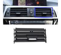Grille d'aération Voiture Grille De Ventilation Centrale Centrale pour Tableau De Bord, Clip Coulissant pour BMW Série 1 2 3 4 F30 F31 F34 F20 F21 F22 F32 F33 Sortie Climatiseur A/C(Middle Right)