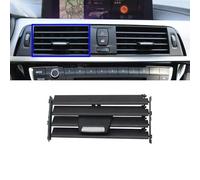 grille d'aération voiture Grille De Ventilation Centrale Pour Tableau Bord, Clip Coulissant Pour BMW Série 1 2 3 4 F30 F31 F34 F20 F21 F22 F32 F33(Middle Left)